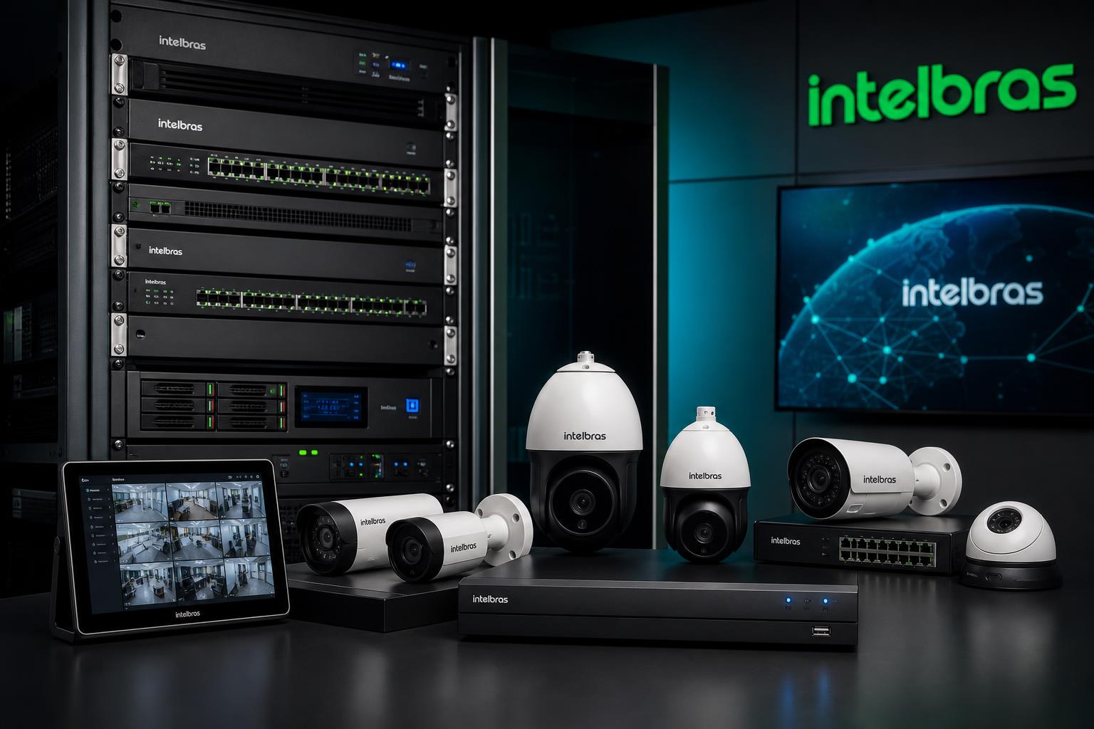 Produtos Intelbras — Racks & Câmeras